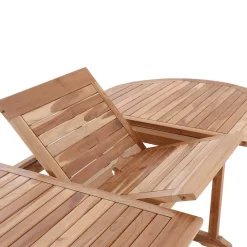 Wohnen Ovaler Gartentisch verlängerbar - Klahuma I