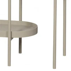 Wohnen Ovaler Konsolentisch mit drei Ablagen - Piepona