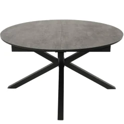 Wohnen Metall-Gartenmöbel*Ovaler Outdoor Ausziehtisch mit Spider Gestell - Petrol