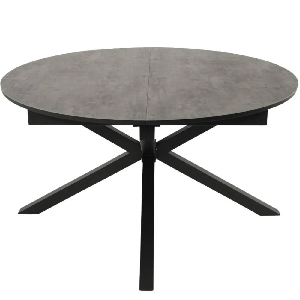 Wohnen Metall-Gartenmöbel*Ovaler Outdoor Ausziehtisch mit Spider Gestell - Petrol