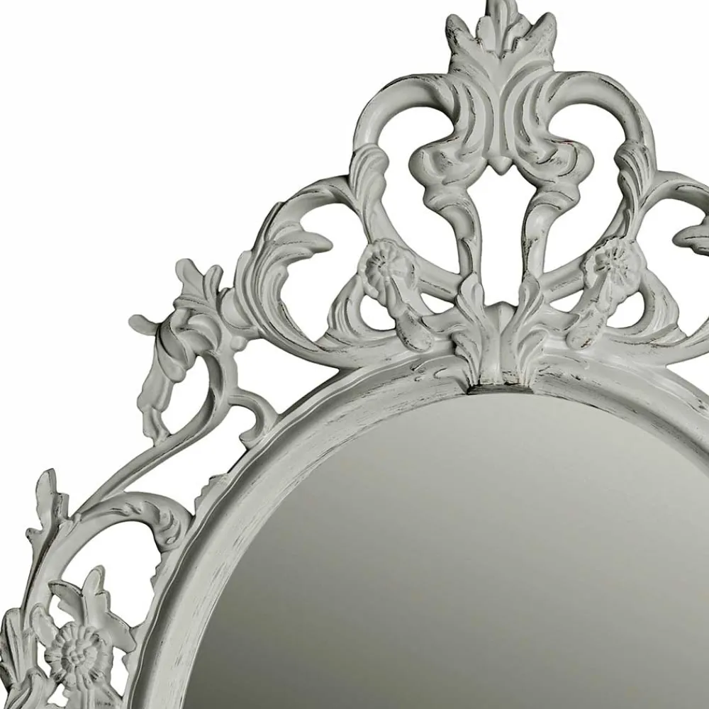 Wohnen Ovaler Spiegel im Barock Design - Mendoza