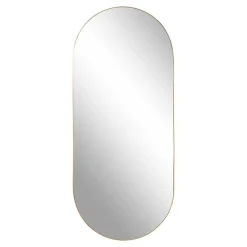 Wohnen Spiegel|Flurspiegel*Ovaler Spiegel in Messingfarben - Gesdana