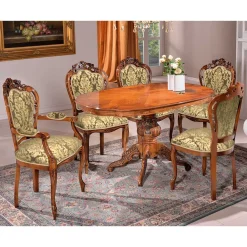 Wohnen Ovaler Tisch & fünf Stühle - Ursanna (sechsteilig)