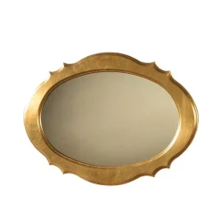 Wohnen Ovaler Wandspiegel im Italienischen Stil - Carlenna