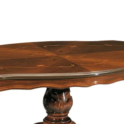 Wohnen Ovaler Wohnzimmertisch Magari in Nussbaum Braun