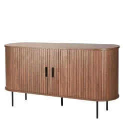 Wohnen Sideboards*Ovales Sideboard mit Schiebetüren - Arura