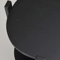 Wohnen Büro-Raumteiler*Ovales Standregal im Skandi Design - Pamban