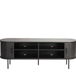 Wohnen Ovales TV-Lowboard mit Schiebetüren - Lurymav