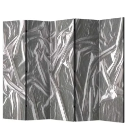 Wohnen Wohnzimmer-Regale|Paravents*Paravent in Grau Silber bedruckt - Smidan