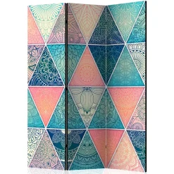 Wohnen Paravent mit Dreieck Muster mit Orient Ornamenten - Sintma