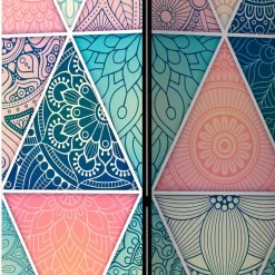 Wohnen Paravent mit Dreieck Muster mit Orient Ornamenten - Sintma