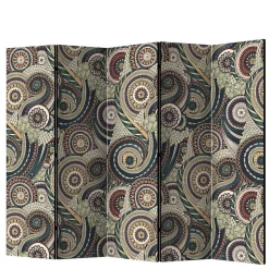 Wohnen Paravent mit Ethno Muster bedruckt - Levirenas