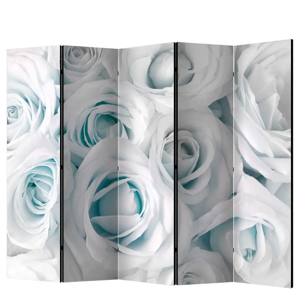 Wohnen Vintage Möbel*Paravent mit Rosen Motiv bedruckt - Vientors