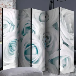 Wohnen Vintage Möbel*Paravent mit Rosen Motiv bedruckt - Vientors