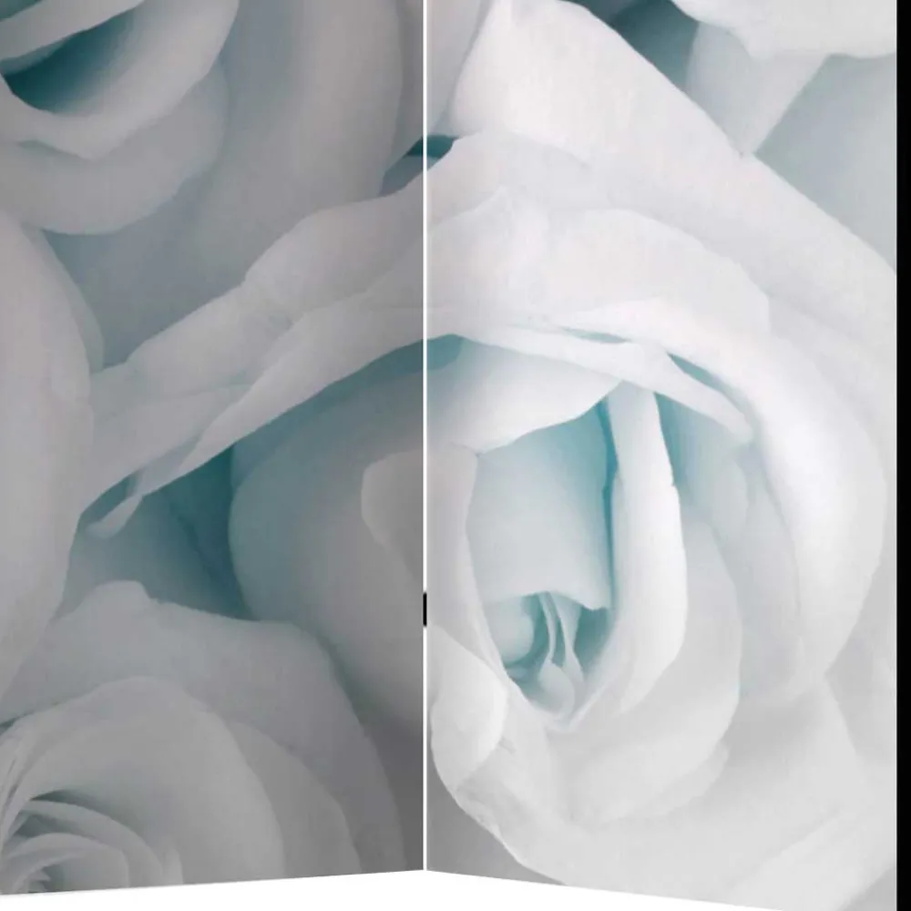 Wohnen Vintage Möbel*Paravent mit Rosen Motiv bedruckt - Vientors