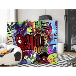 Kinder Wohnen Paravent Sichtschutz für Jugendzimmer - Zeremonia