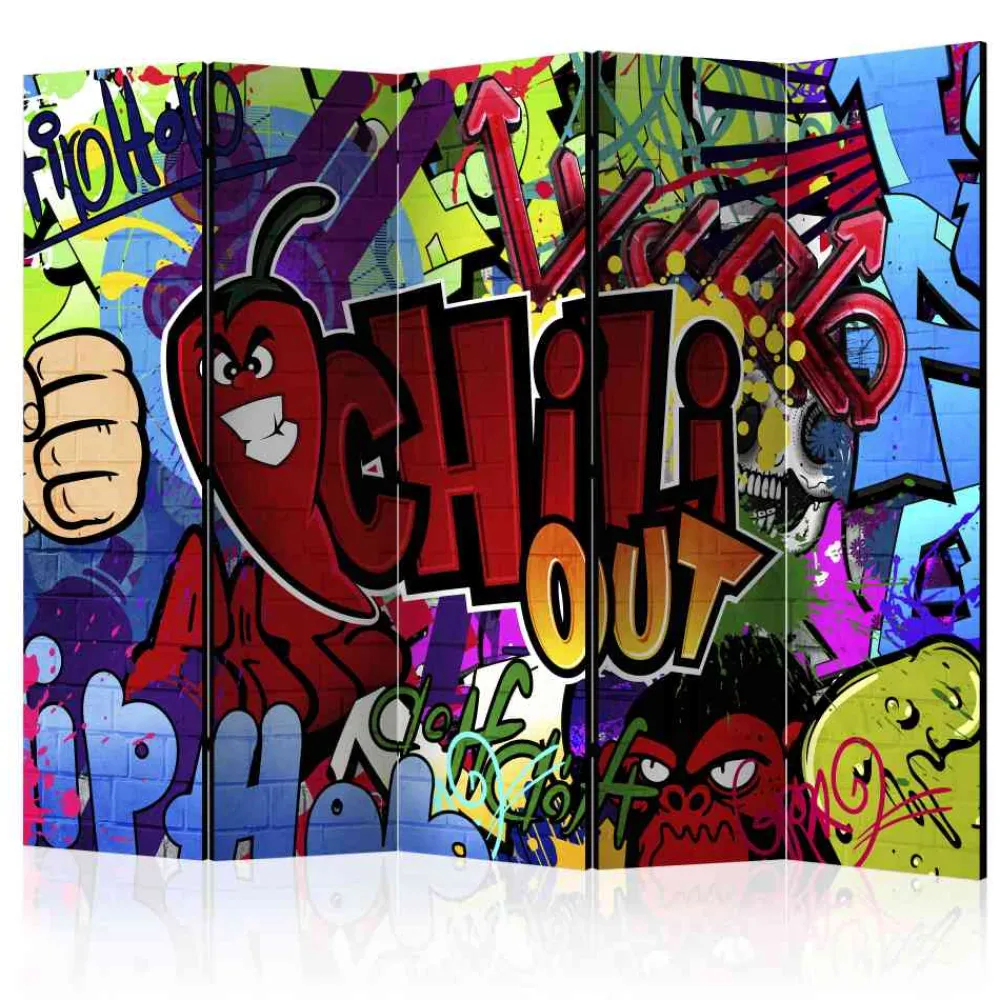 Kinder Wohnen Paravent Sichtschutz für Jugendzimmer - Zeremonia