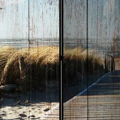 Wohnen Wohnzimmer-Regale|Vintage Möbel*Paravent Vintage Look Strand Meer - Centres