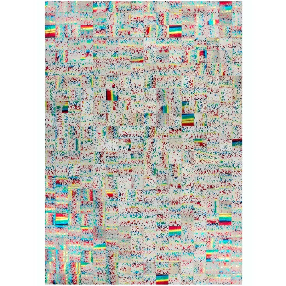 Wohnen Teppiche*Patchwork Designteppich aus Echtfell - Bradla