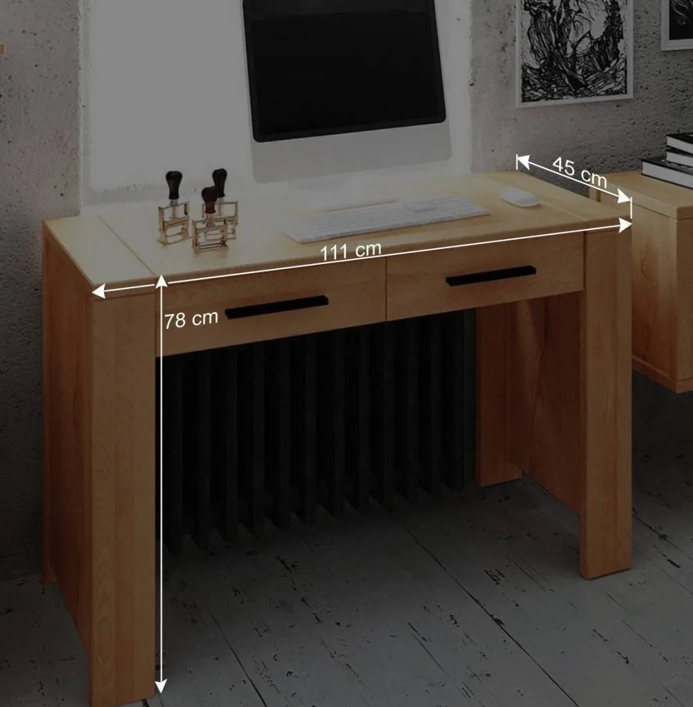 Wohnen Jugendzimmertische|Kinderschreibtische*PC Schreibtisch Mosniak aus Kernbuche Massivholz