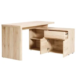 Kinder Wohnen PC Tisch Trendenca in Eiche San Remo