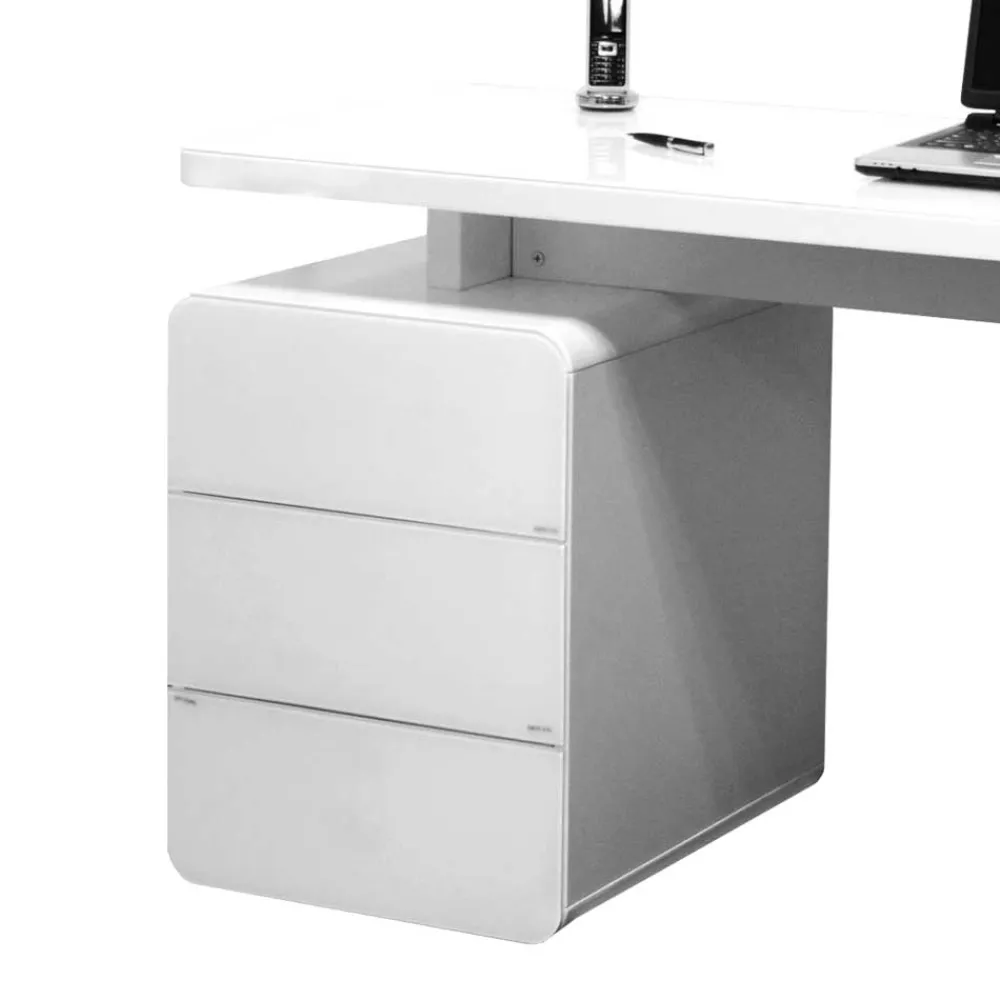 Kinder Wohnen PC-Tisch Piramyda in Weiß