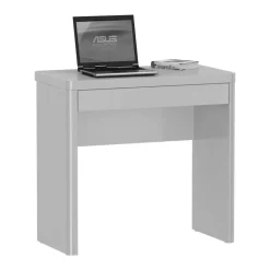 Wohnen Jugendzimmertische|Kinderschreibtische*PC-Tisch Trevoz in Hochglanz Weiß