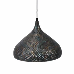 Wohnen Lampen & Leuchten*Pendelleuchte mit 3 Schirmen Trichterform Simulin aus Metall