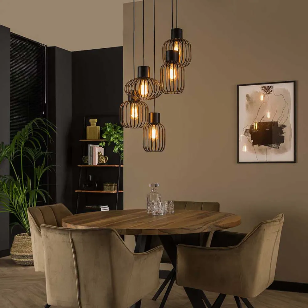 Wohnen Pendelleuchte mit Drahtschirmen - Lotta