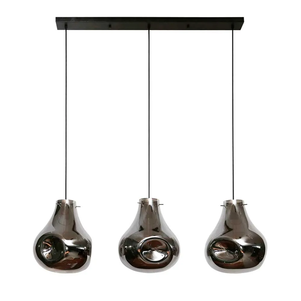 Wohnen Pendelleuchte mit drei Tropfen Design Schirmen - Vincent