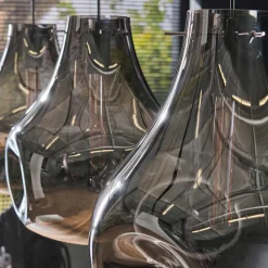 Wohnen Pendelleuchte mit drei Tropfen Design Schirmen - Vincent