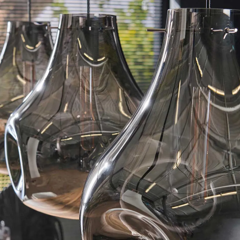 Wohnen Pendelleuchte mit drei Tropfen Design Schirmen - Vincent