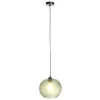 Wohnen Lampen & Leuchten*Pendelleuchte mit grünem Glas Kuppel Schirm - Buleria