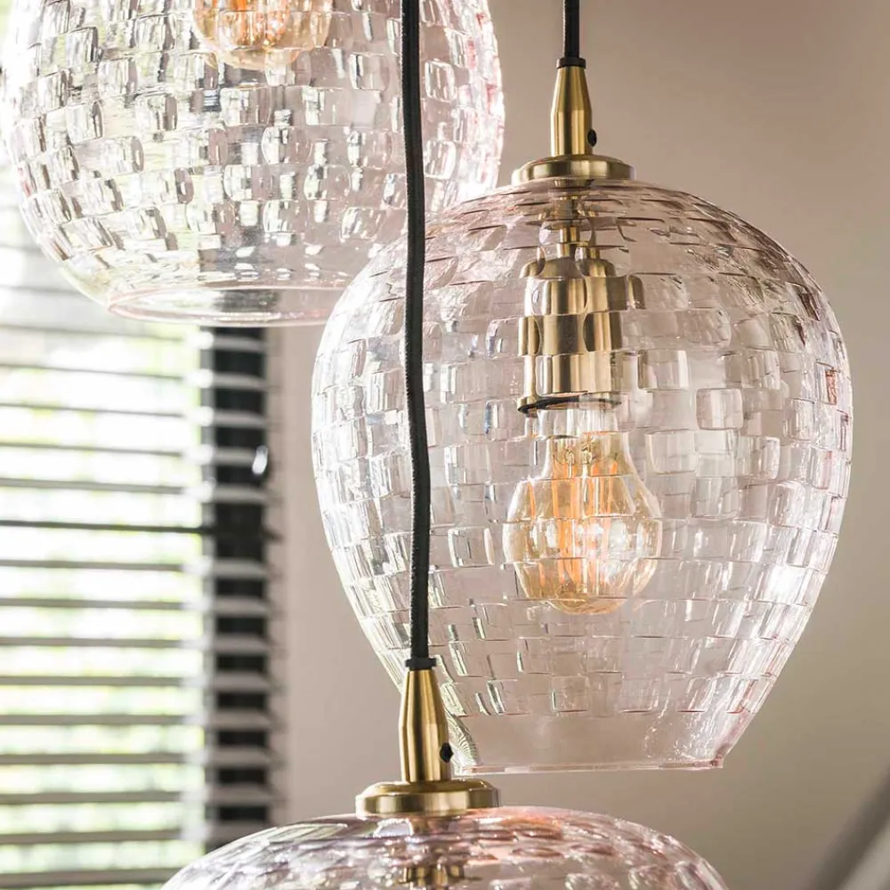 Wohnen Pendelleuchte mit verschiedenen Glasschirmen - Frecona