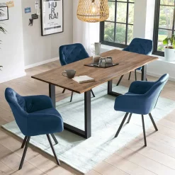 Wohnen Sitzgruppe|Küchen-Essgruppen*4-Personen-Essgruppe modern - Sayetton (fünfteilig)