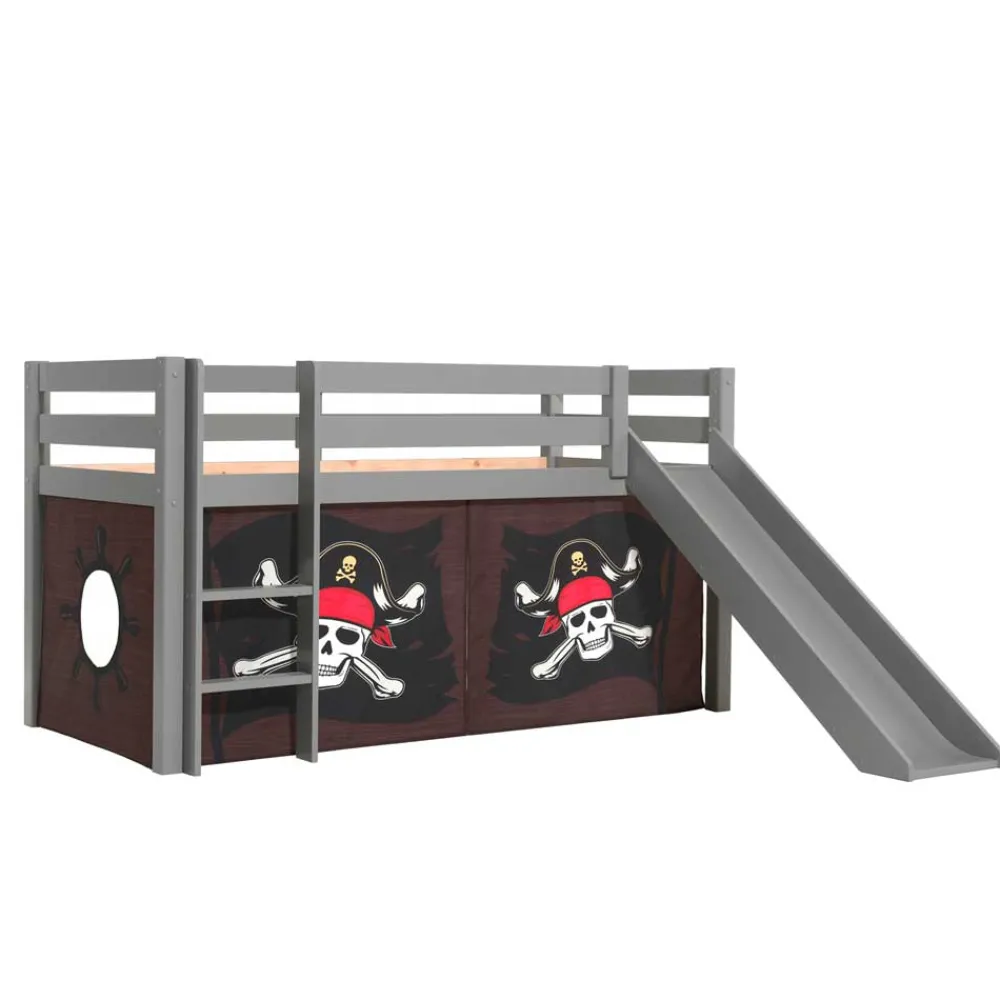 Kinder Wohnen Piraten Abenteuerbett mit Rutsche - Champion
