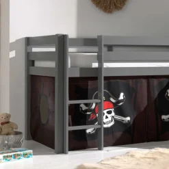 Kinder Wohnen Piraten Abenteuerbett mit Rutsche - Champion