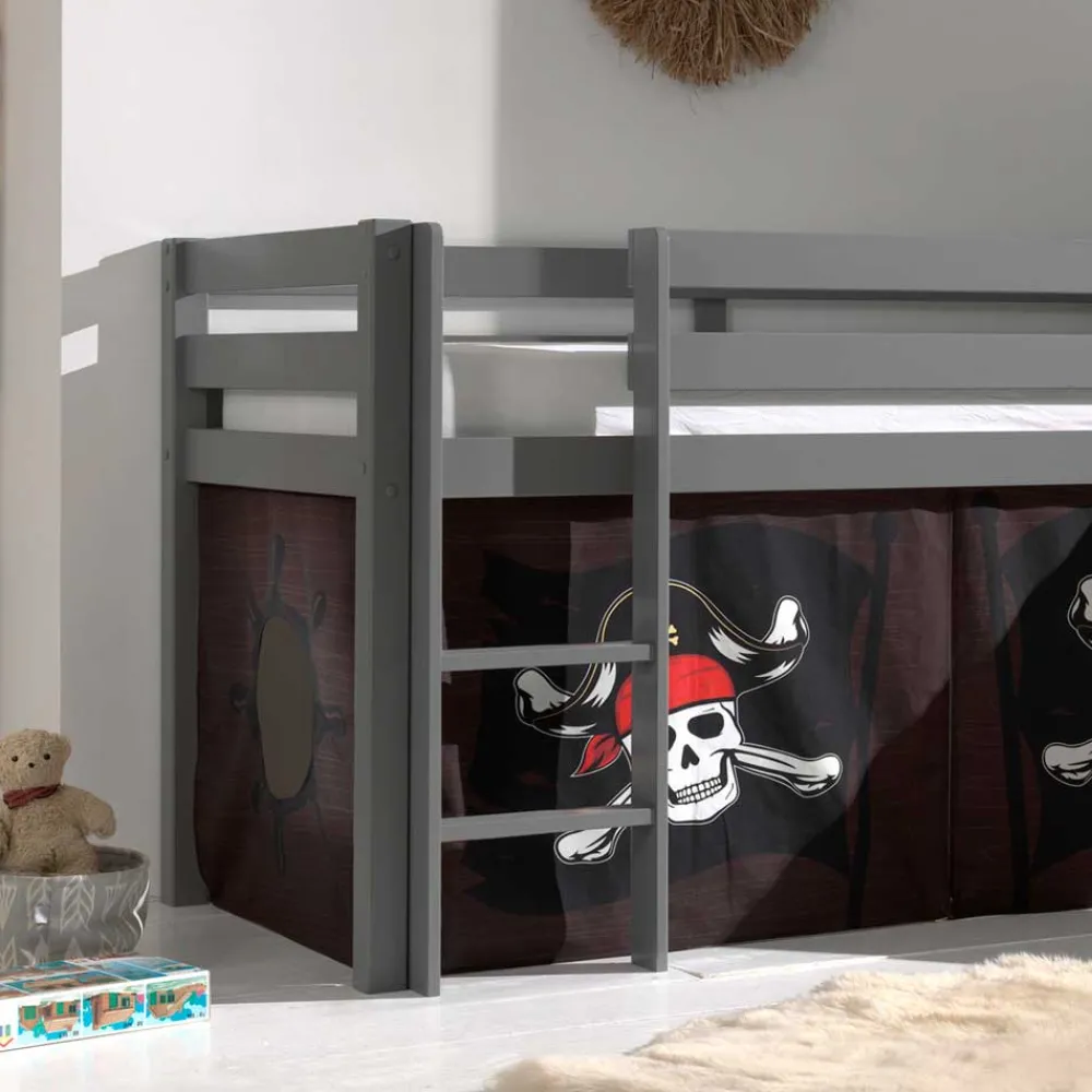 Kinder Wohnen Piraten Abenteuerbett mit Rutsche - Champion