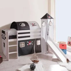 Wohnen Jugendbetten|Kinderbetten*Piraten Spielbett Buono mit Rutsche