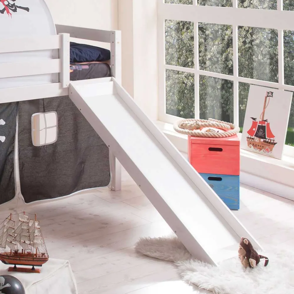 Kinder Wohnen Piratenbett Anni mit Rutsche