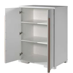 Wohnen Weiße Möbel|Jugendbetten*Platzsparendes Hochbett mit Schrank - Rupicon (zweiteilig)