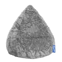 Kinder Wohnen Plüsch Sitzsack Melicus in Grau