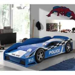 Wohnen Kinderbetten|Kindermöbel*Polizeibett mit Matratze 70x140 cm - Adendro