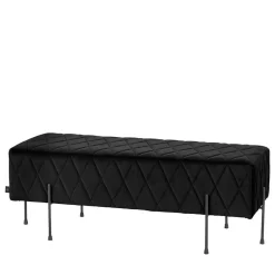 Wohnen Bettbänke|Sitzbank*Polsterbank aus Samt mit Rautensteppung - Silo