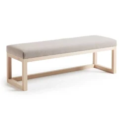 Wohnen Küchenbänke|Bettbänke*Polsterbank Materra in Beige mit Holz-Gestell