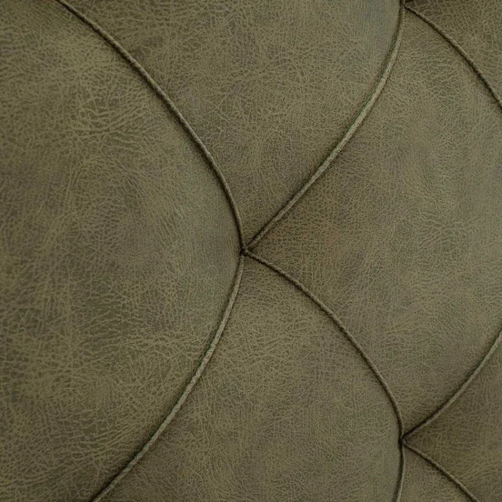 Wohnen Betten|Betten*Polsterbett in Oliv Grün & Eiche - Miania