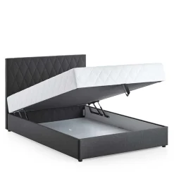 Wohnen Jugendbetten*Polsterbett mit Matratze H2 und Bettkasten - Marianne