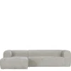 Wohnen Sofas|Sofa*Polsterecke aus Strukturstoff Beige - Pulany