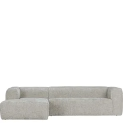 Wohnen Sofas|Sofa*Polsterecke aus Strukturstoff Beige - Pulany