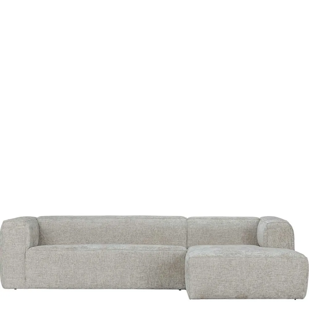 Wohnen Sofas|Sofa*Polsterecke aus Strukturstoff Beige - Pulany